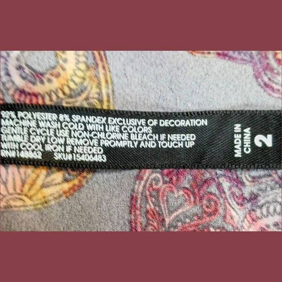 NWOT TORRID Plus Size Dream Satan Lace Trim Multi Color Skulls Cami. - Picture 12 of 13